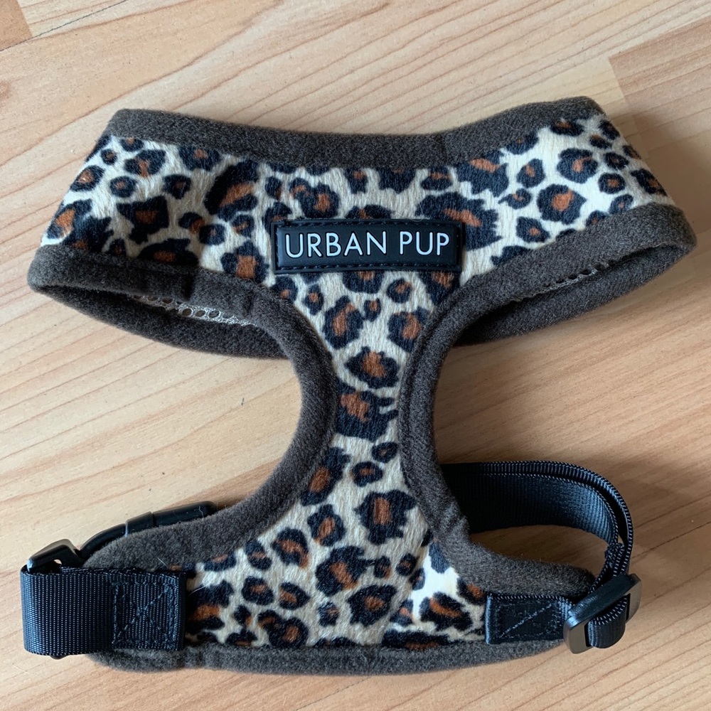 Leopard Print Dog Harness
